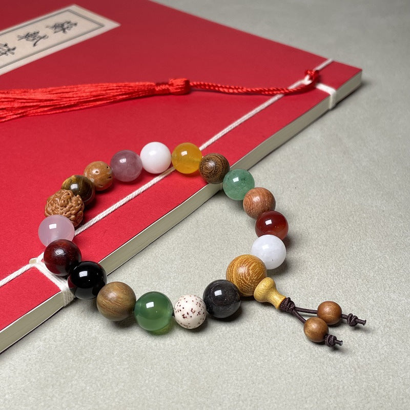 Hangzhou Lingyin Eighteen Seeds Bracelet Duobao Bodhi Eighteen Seeds Peace Rosary Buddha Beads