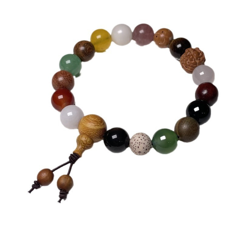 Hangzhou Lingyin Eighteen Seeds Bracelet Duobao Bodhi Eighteen Seeds Peace Rosary Buddha Beads