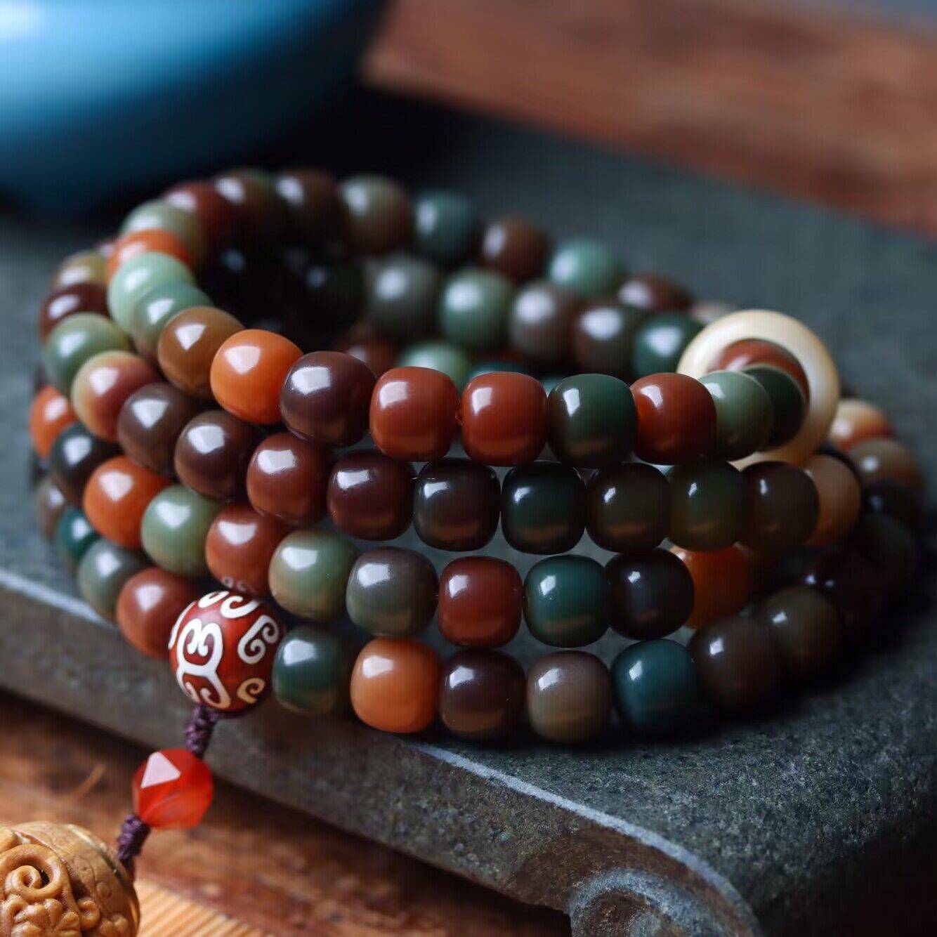 Dunhuang Flying Bodhi root Buddha bead bracelet