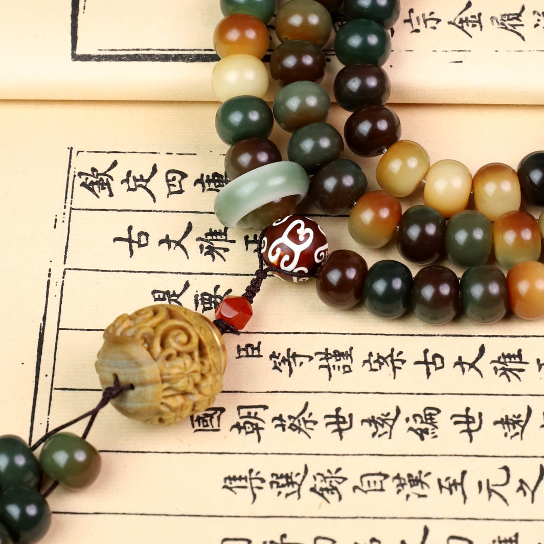 Dunhuang Flying Bodhi root Buddha bead bracelet